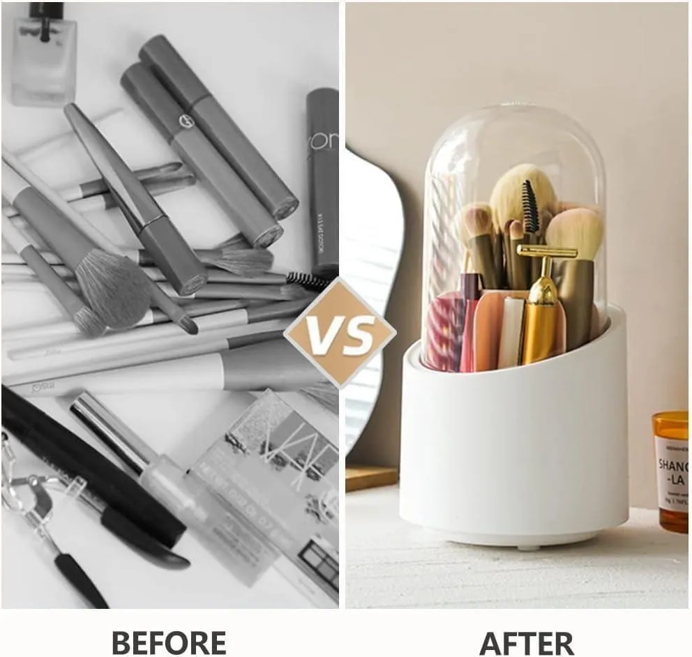 Makeup Brush Organizer with Dust & Bacteria Protection - Image 4