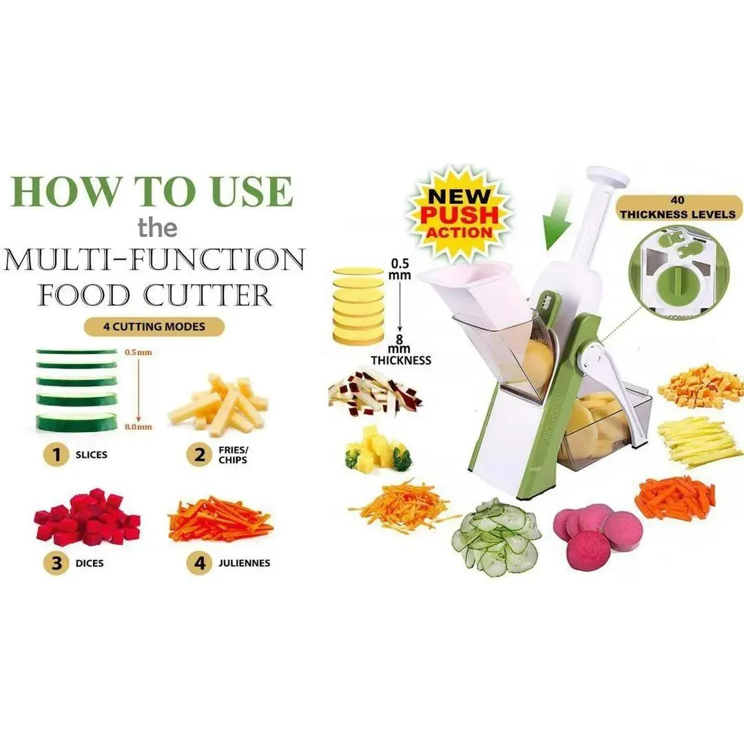 Mandoline Vegetable Slicer | ABS Kitchen Essential Cutter - Image 4