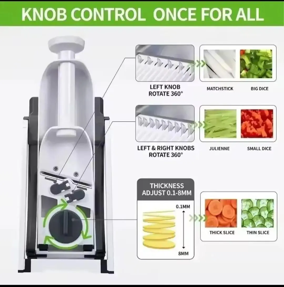 Mandoline Vegetable Slicer | ABS Kitchen Essential Cutter - Image 3