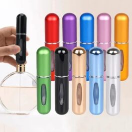 Reusable 20Pc Multicolor Metal Perfume Refillers Travel Friendly