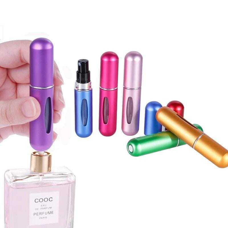 Reusable 20Pc Multicolor Metal Perfume Refillers Travel Friendly - Image 5