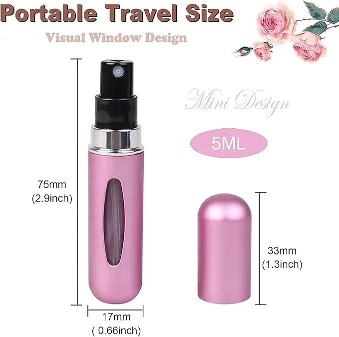 Reusable 20Pc Multicolor Metal Perfume Refillers Travel Friendly - Image 7