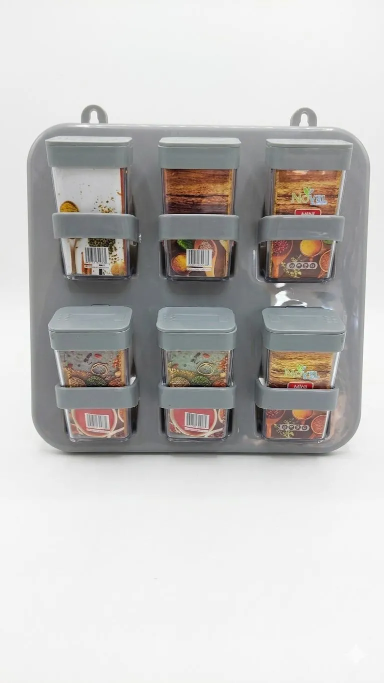Multi-Color Spice Tubs | Backpack Holder Portable Seasoning Set - Image 2