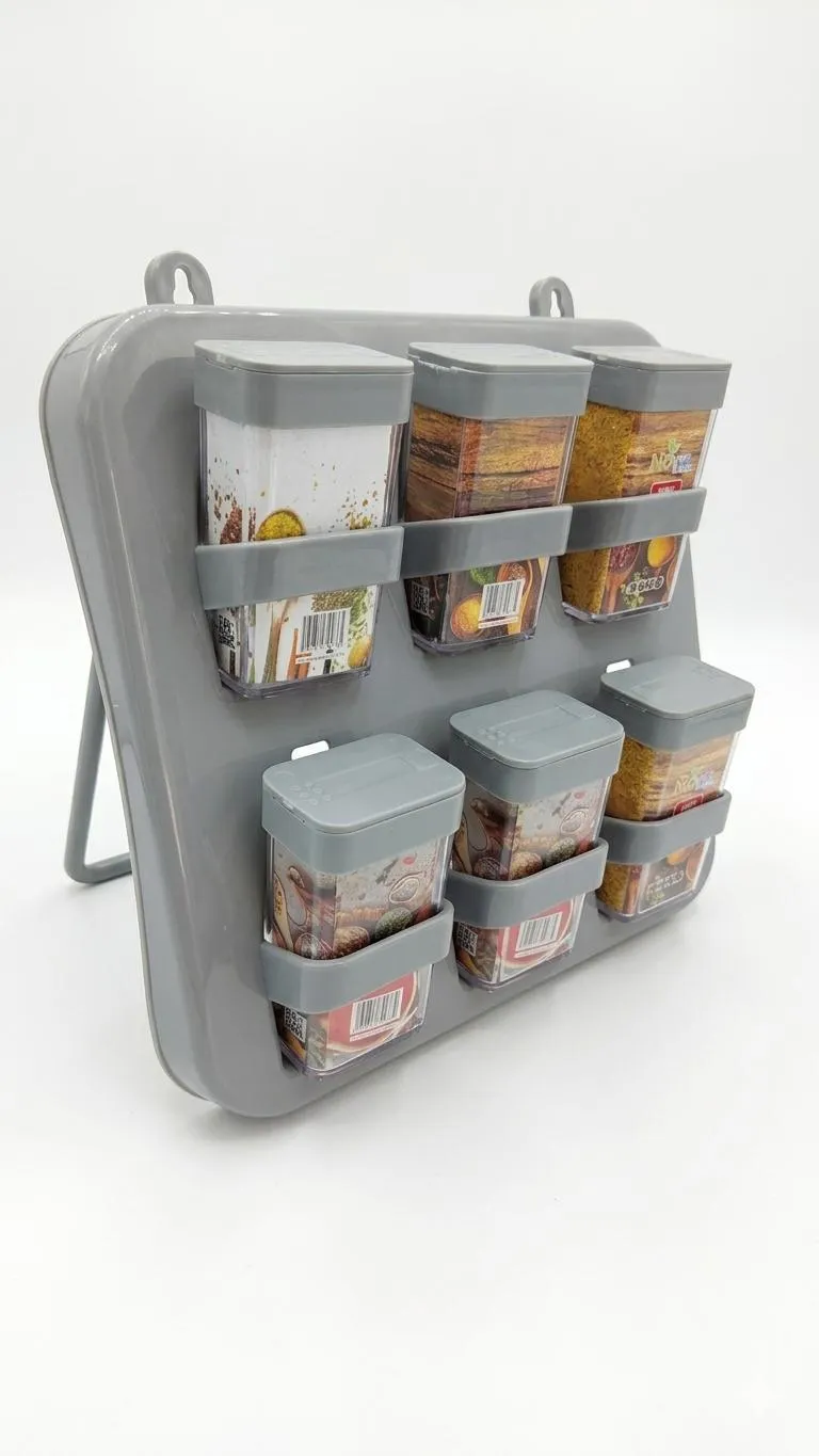 Multi-Color Spice Tubs | Backpack Holder Portable Seasoning Set