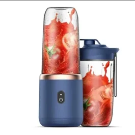 Portable 2-in-1 Juicer Blender | Blue Travel Smoothie Maker