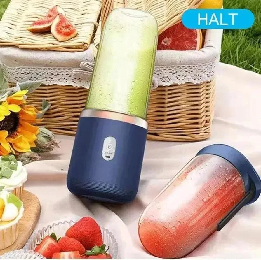 Portable 2-in-1 Juicer Blender | Blue Travel Smoothie Maker - Image 4