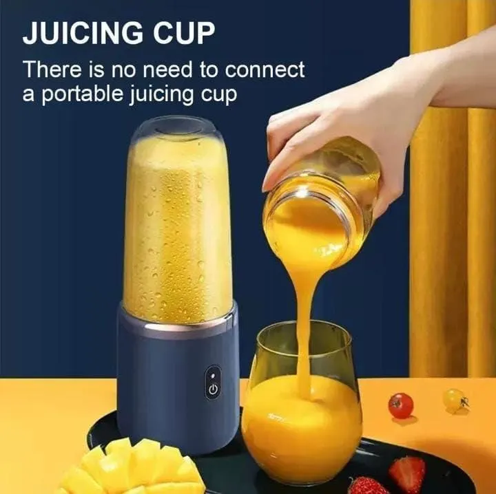 Portable 2-in-1 Juicer Blender | Blue Travel Smoothie Maker - Image 2
