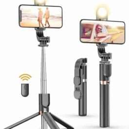 Portable Selfie Stick | Bluetooth Remote & Tripod