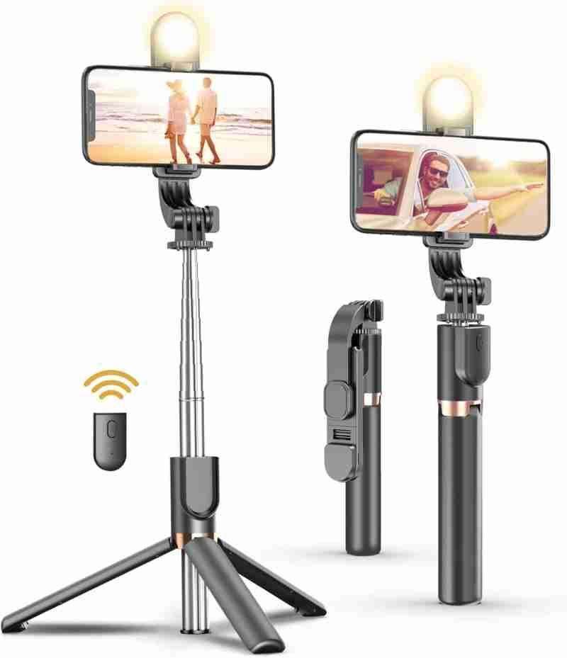 Portable Selfie Stick | Bluetooth Remote & Tripod