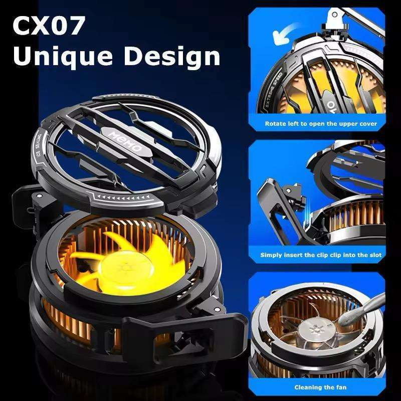 Premium Phone Radiator | Black ABS & Aluminum Alloy - Image 10