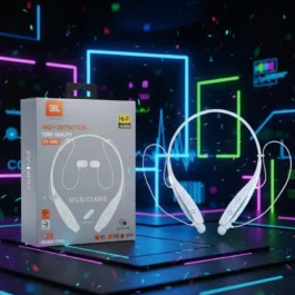 Premium Wireless Neckband | 48H Call Time & White
