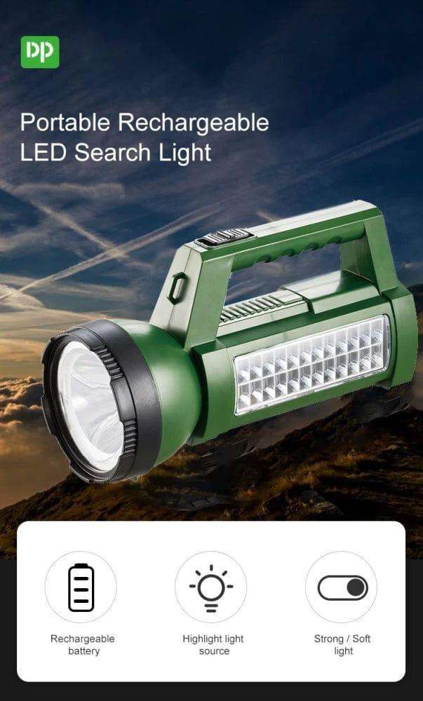 Rechargeable LED Searchlight | 50W+24SMD Dual Mode