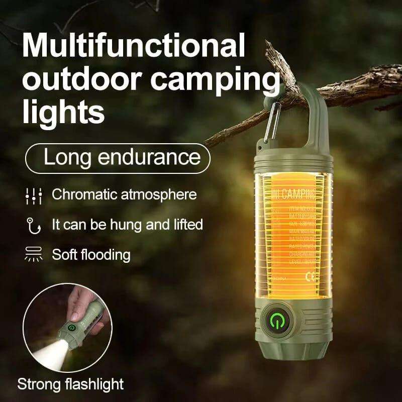 Rechargeable LED Torch | Type-C Charging Camping Light - Image 2