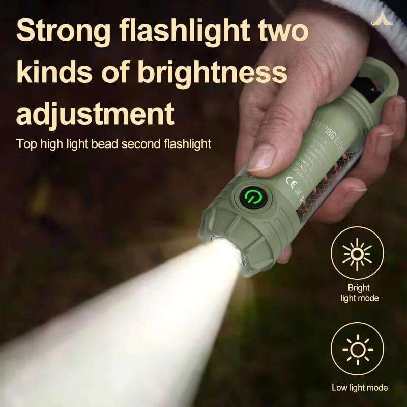 Rechargeable LED Torch | Type-C Charging Camping Light - Image 3