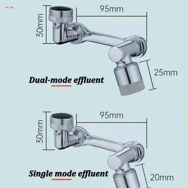 Rotating Faucet Extender | 1080° Swivel Aerator for Face Wash - Image 3