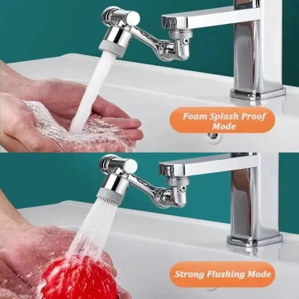 Rotating Faucet Extender | 1080° Swivel Aerator for Face Wash - Image 2