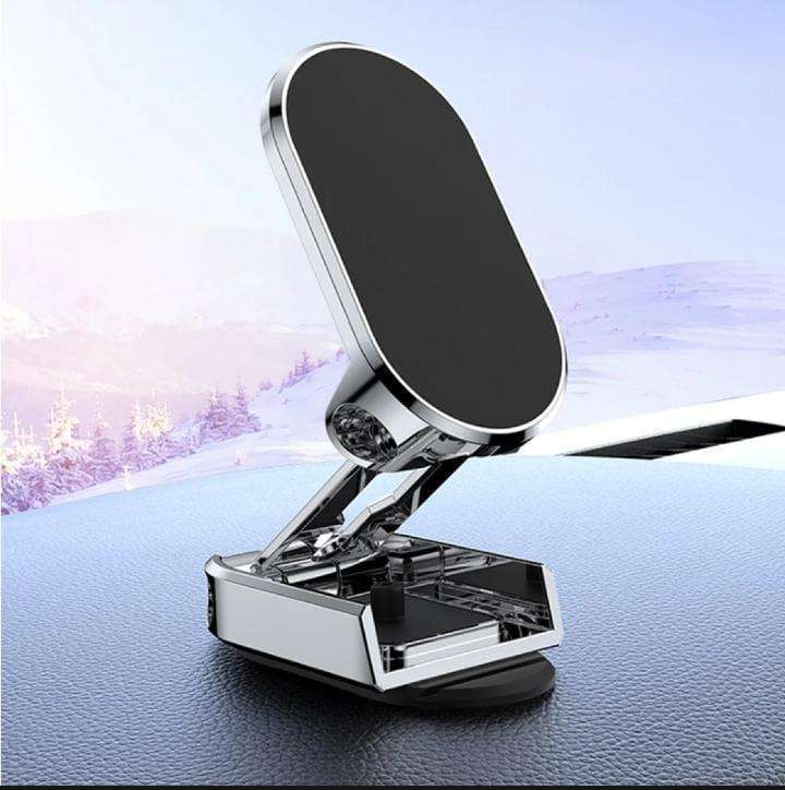 Silver Car Phone Holder | 3-Pack with Cable Winder
