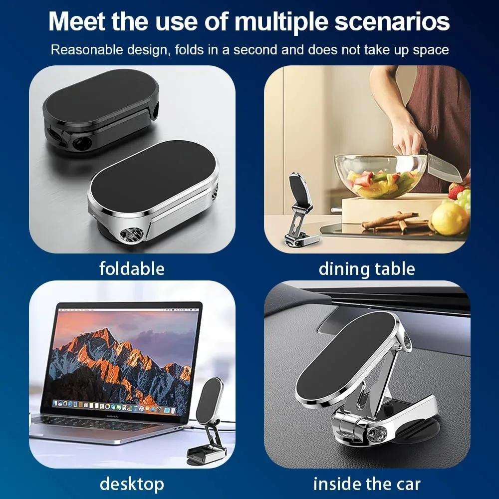 Silver Car Phone Holder | 3-Pack with Cable Winder - Image 7