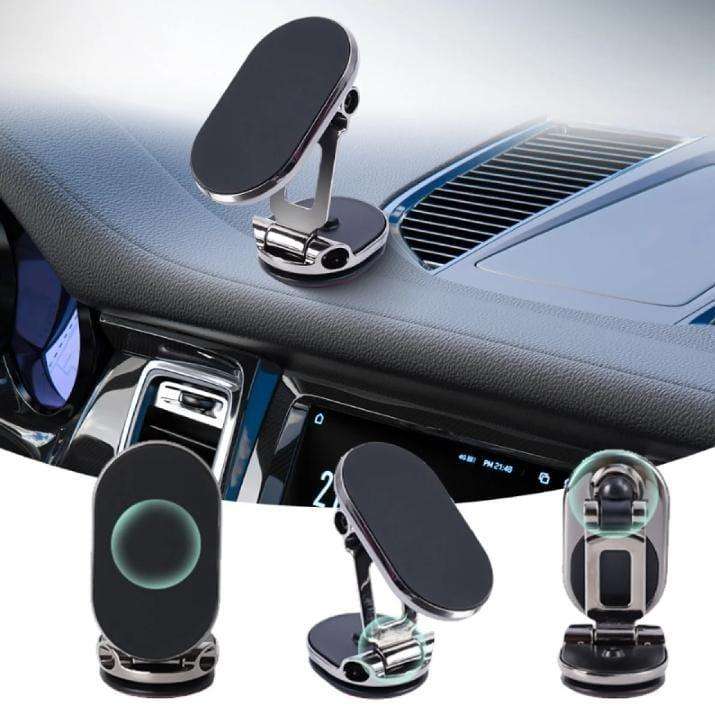 Silver Car Phone Holder | 3-Pack with Cable Winder - Image 8