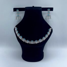 Silver Plated Necklace Set for Women – Elegant 3 Pcs Jewelry