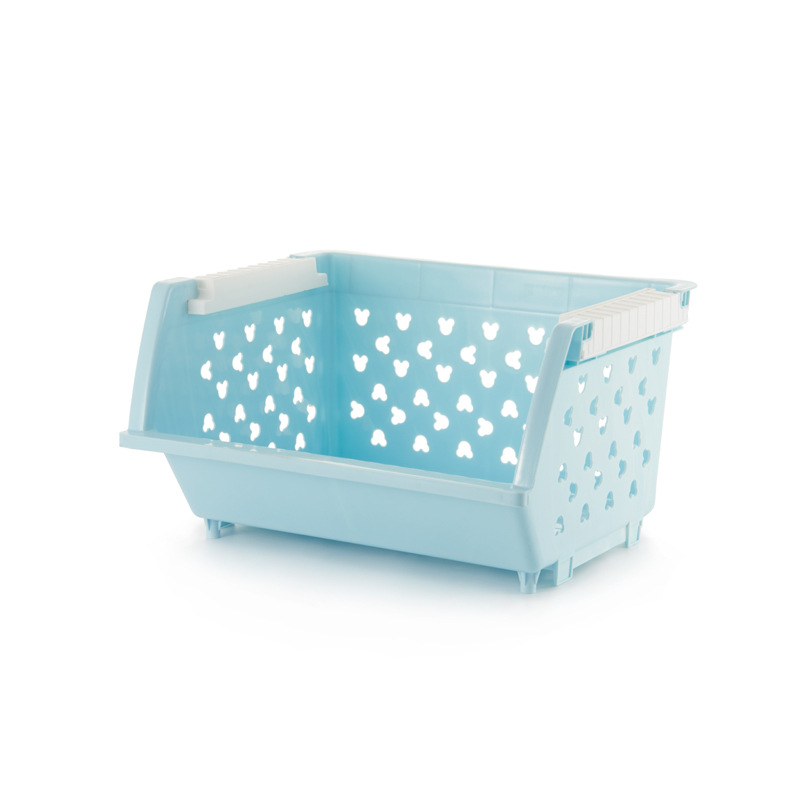 Stackable Plastic Storage Baskets for Kitchen Bathroom Home Organization - Image 2