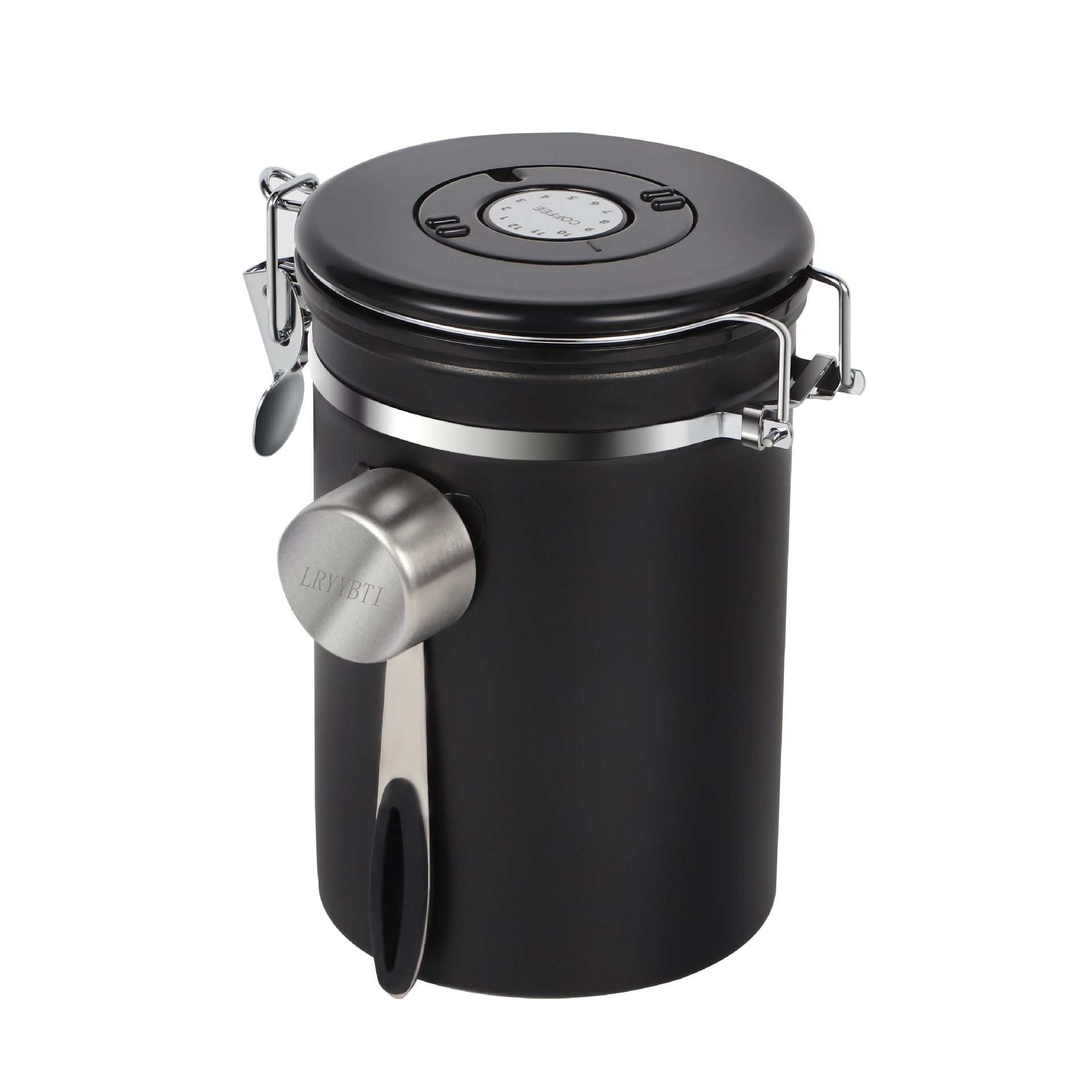 Stainless Steel Coffee Cans with Secure Lid - Image 2