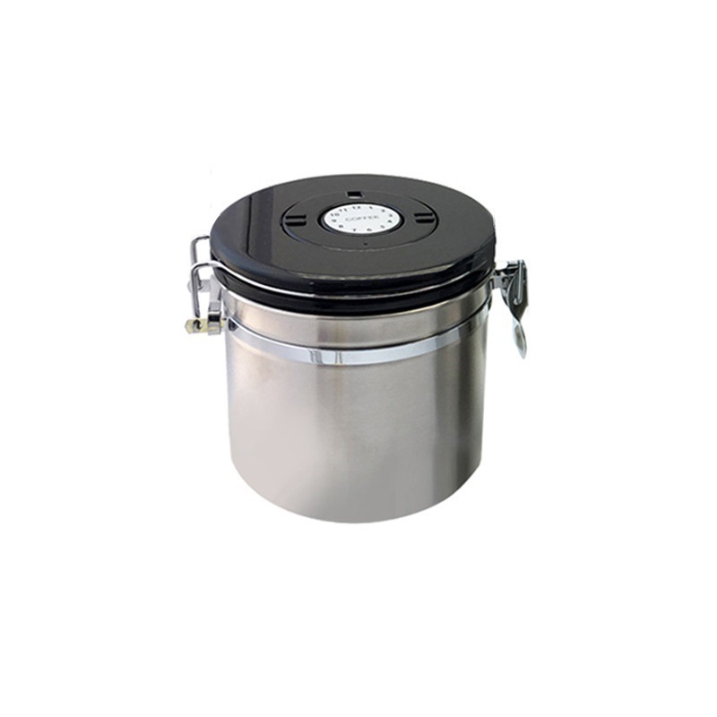 Stainless Steel Coffee Cans with Secure Lid - Image 11