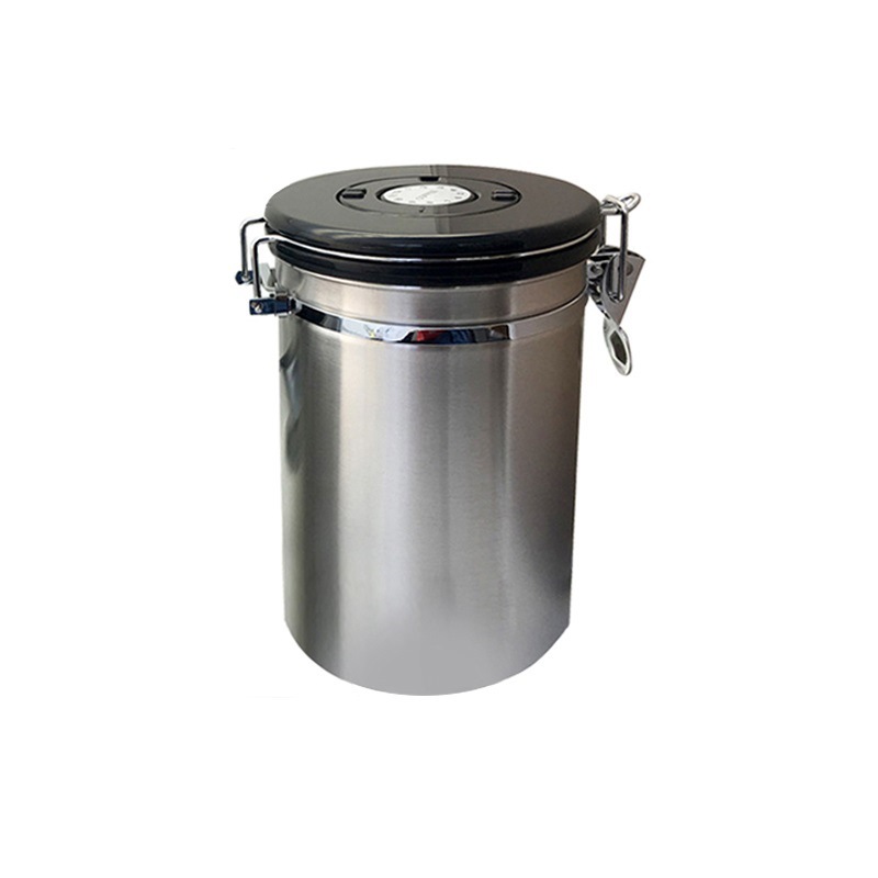Stainless Steel Coffee Cans with Secure Lid - Image 9