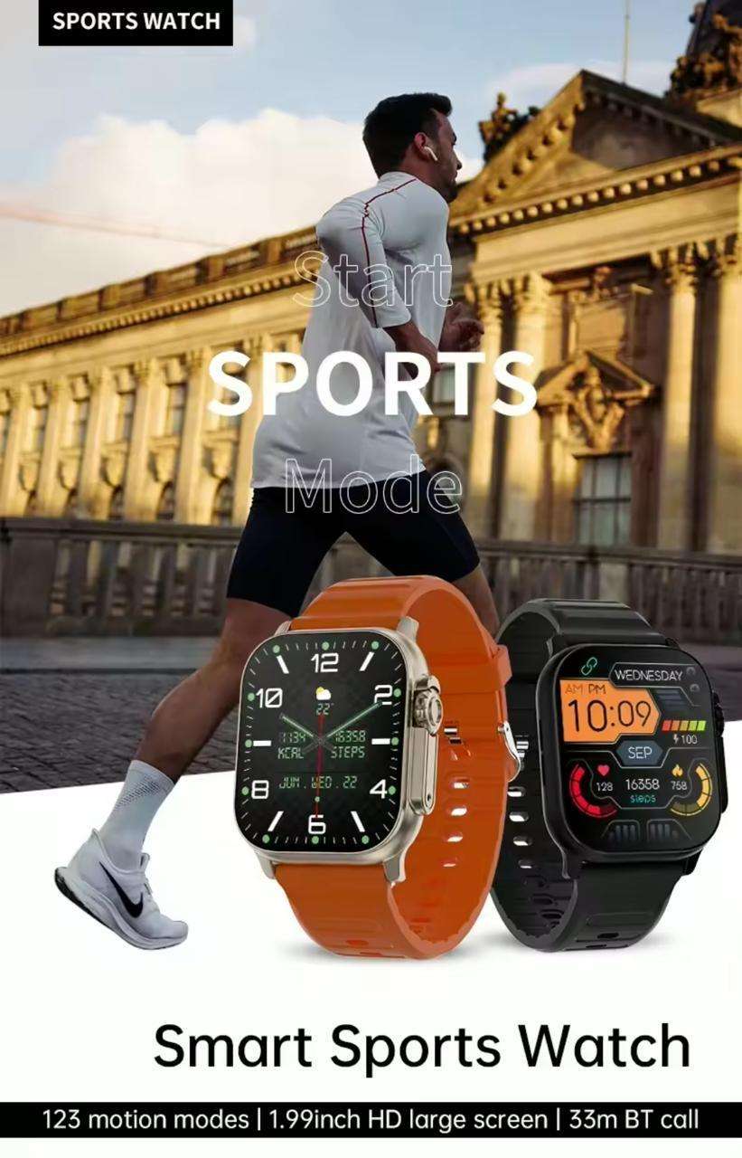 T10 Ultra 2 Smart Watch Bluetooth 5 Heart Rate Fitness Tracker - Image 8