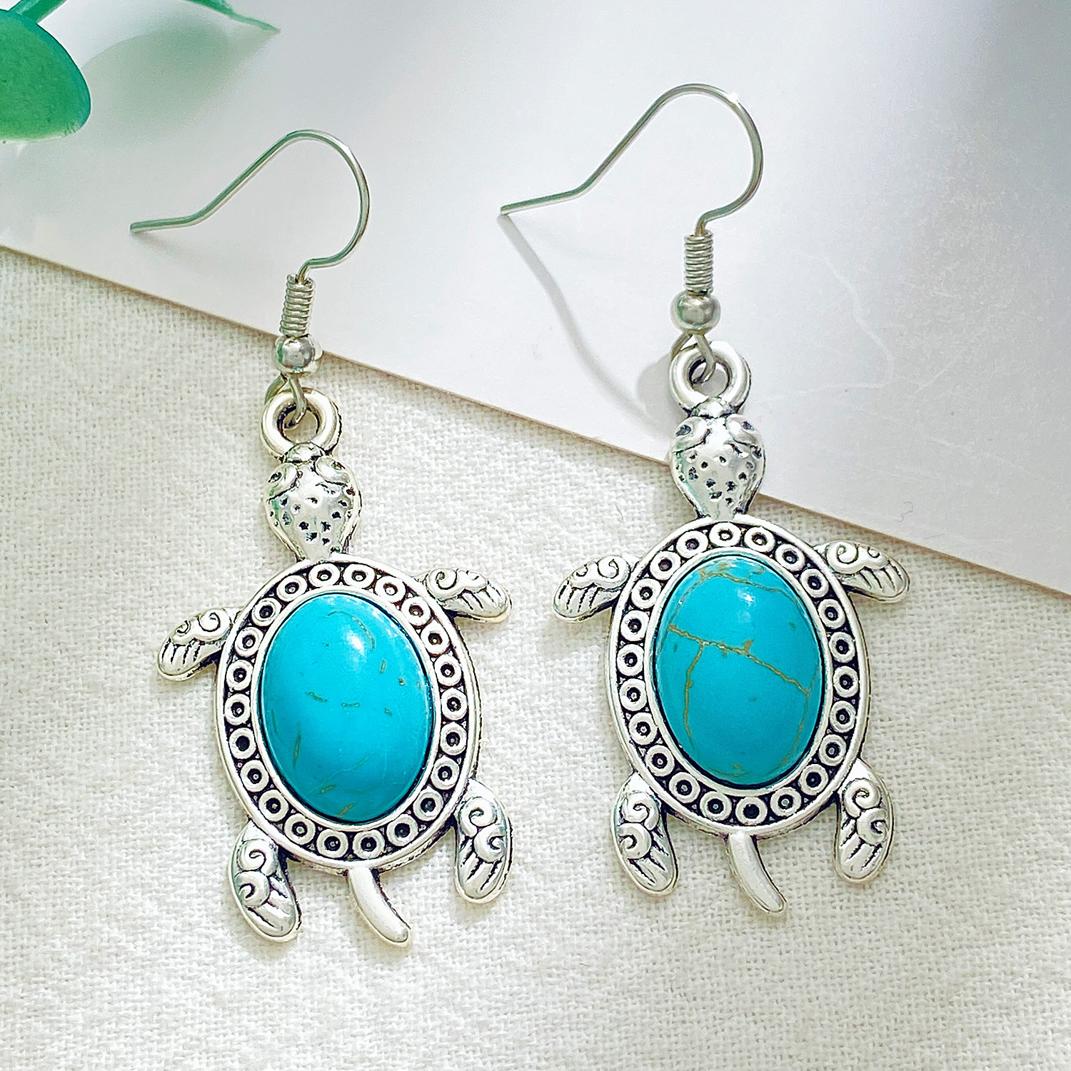 Turtle Jewelry Set for Women – Turquoise Antique Jewelry - Image 3
