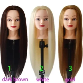 Dummy Wig for Hair Styling Practice – Training Model for Students & Professionals