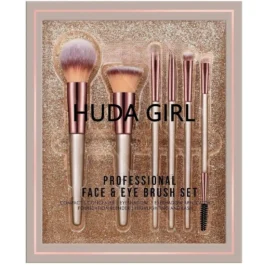 Professional 10-Piece Makeup Brush Set for Eyes & Face